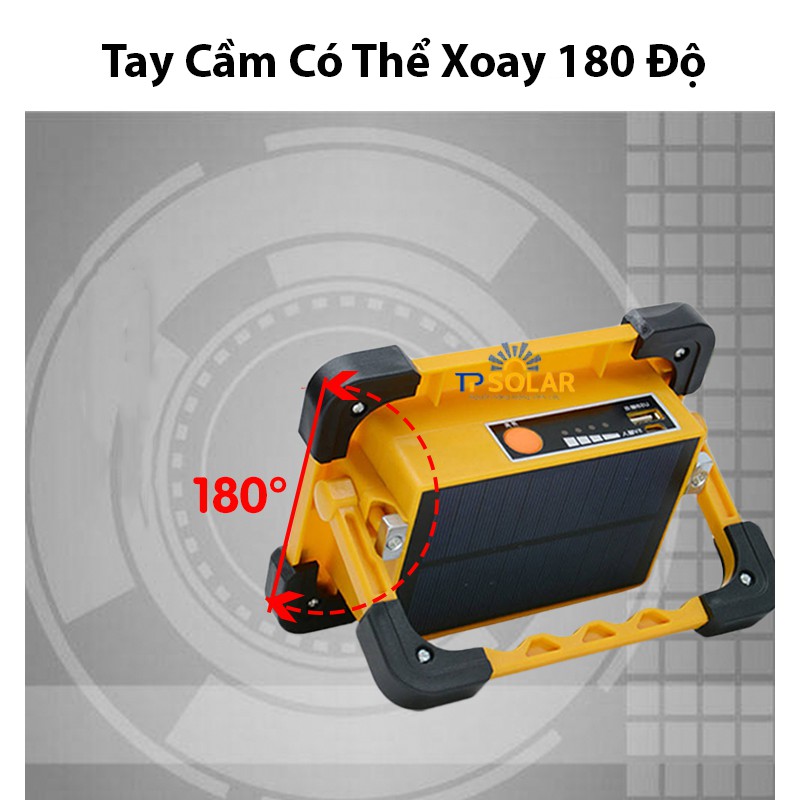 Đèn Led Cắm Trại, Phượt Đa Năng Sạc Pin Cho Điện Thoại, Đèn Nháy Cảnh Báo, Chống Nước