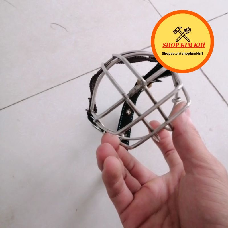 Phụ kiện thú cưng Dọ (rọ) mõm chó inox