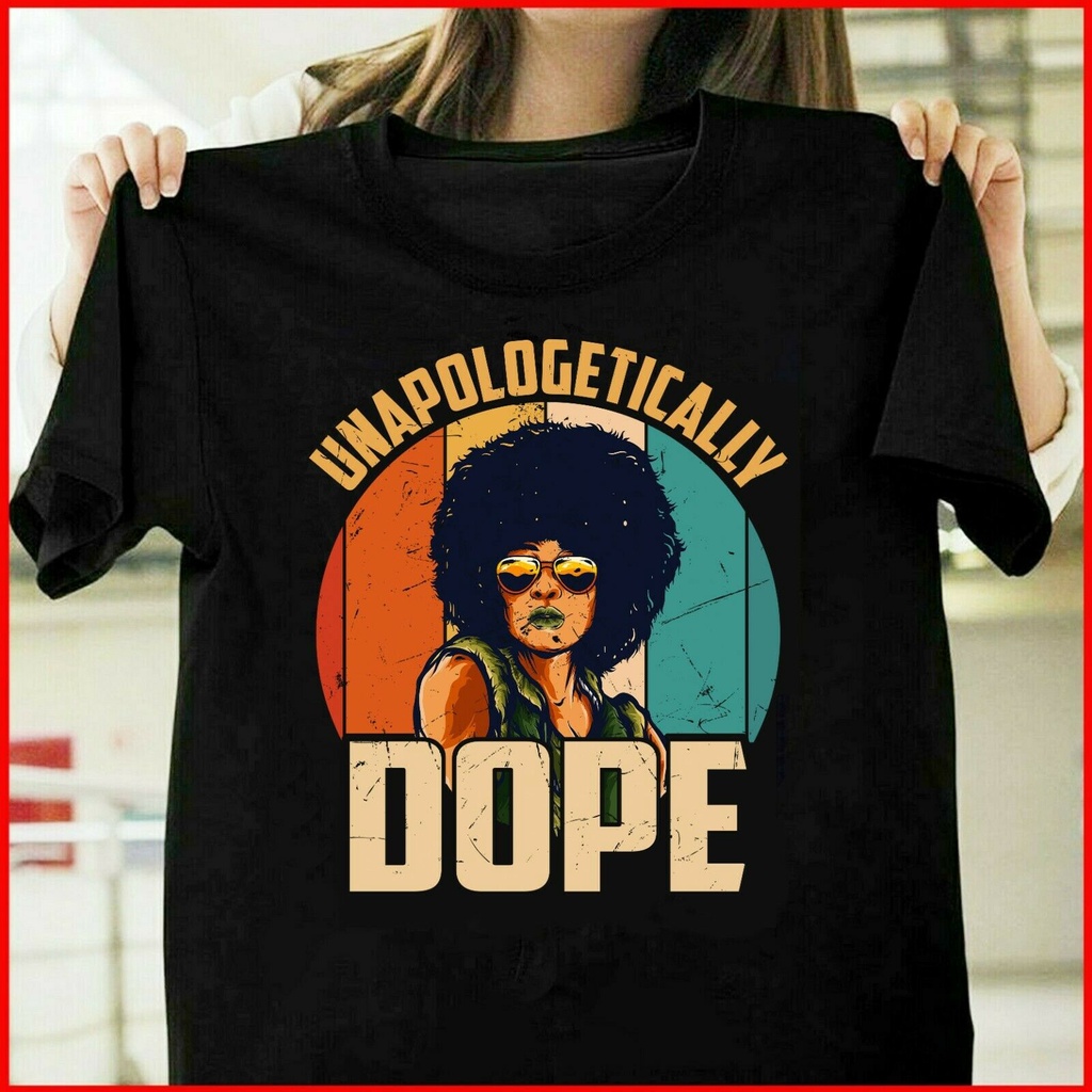 Unapologetic Dope Black Afro Tee Lịch sử đen Feb