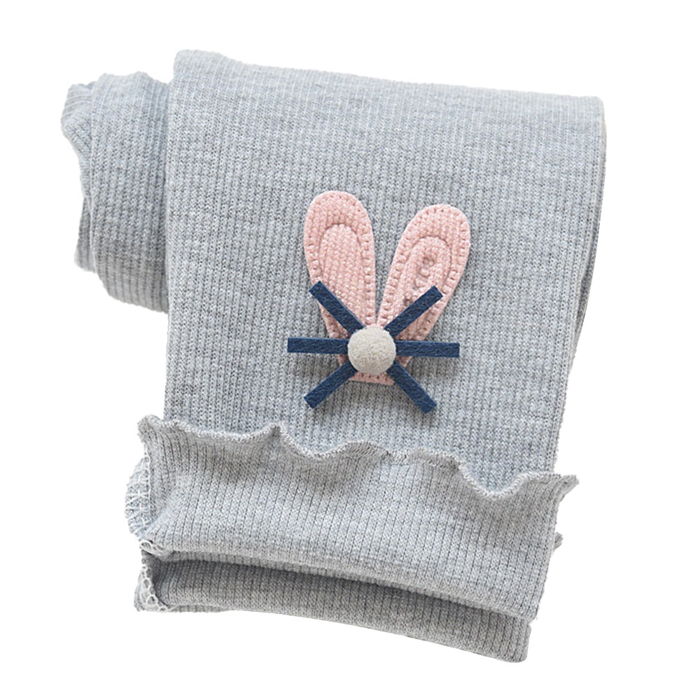 Quần Legging Co Giãn Họa Tiết Hoạt Hình Phong Cách Hàn Quốc Cho Bé Gái