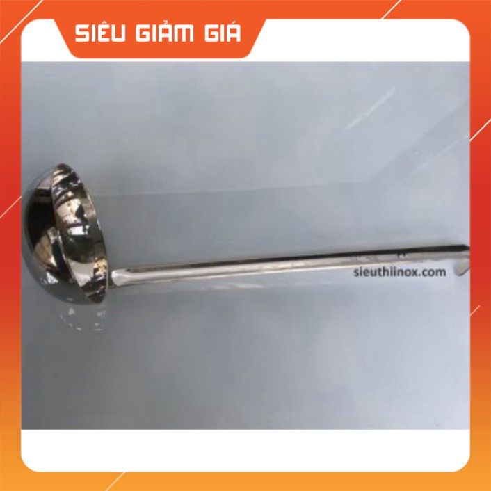 Muôi inox múc phở, đong rượu có cán móc