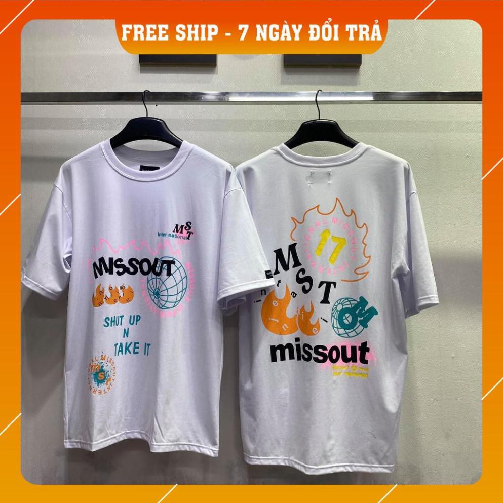 Áo thun tay lỡ form rộng nam nữ missout TEE MST SQUAD nam nữ Full Tag tay cổ | BigBuy360 - bigbuy360.vn