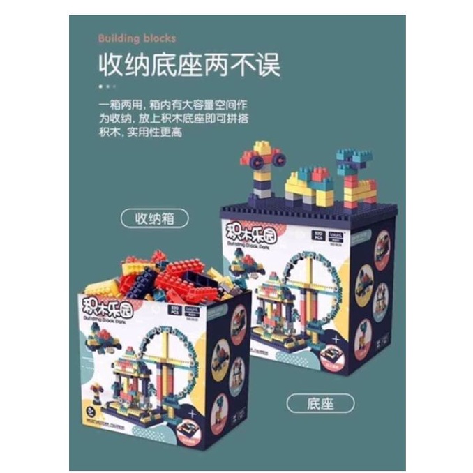 Bộ lego 520 chi tiết dồ chơi lắp ghép