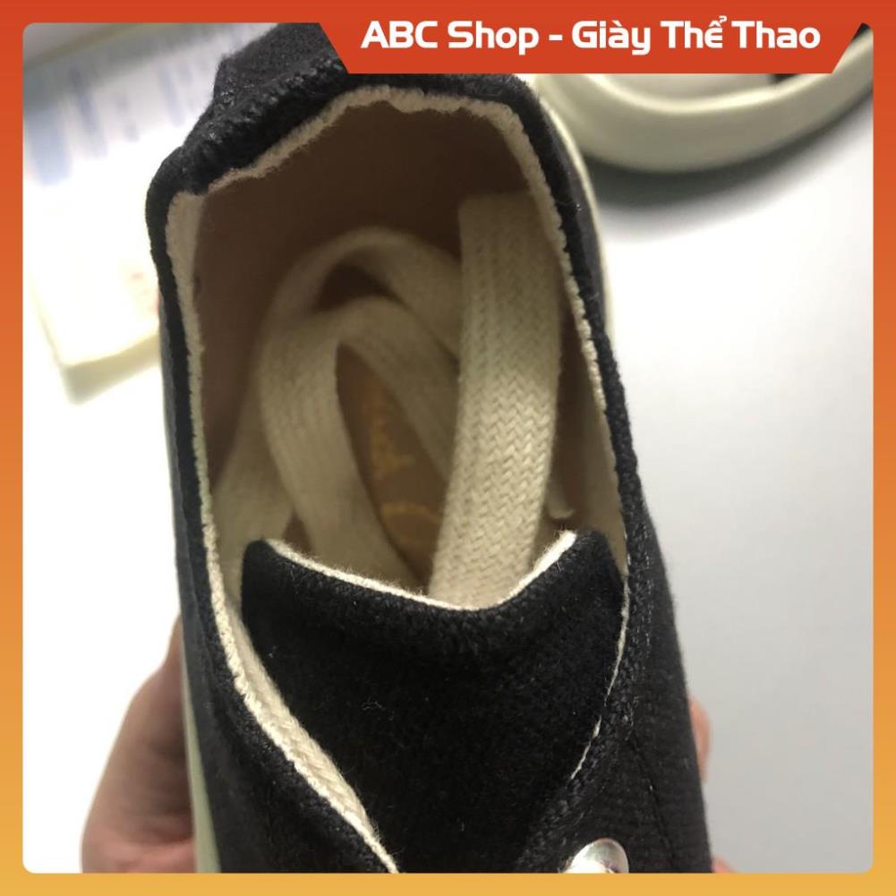 [FreeShip + Xả Giá Sốc] Giày Sneaker Rick Owen Đế Thơm Hương Vani, Giầy Ro đen đế kem Nam Nữ full bill box