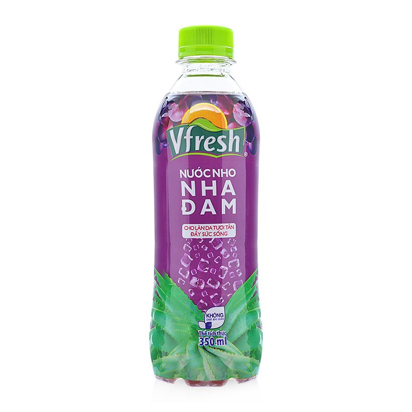 NƯỚC NHO NHA ĐAM VFRESH CHAI 350ML hsd 2021