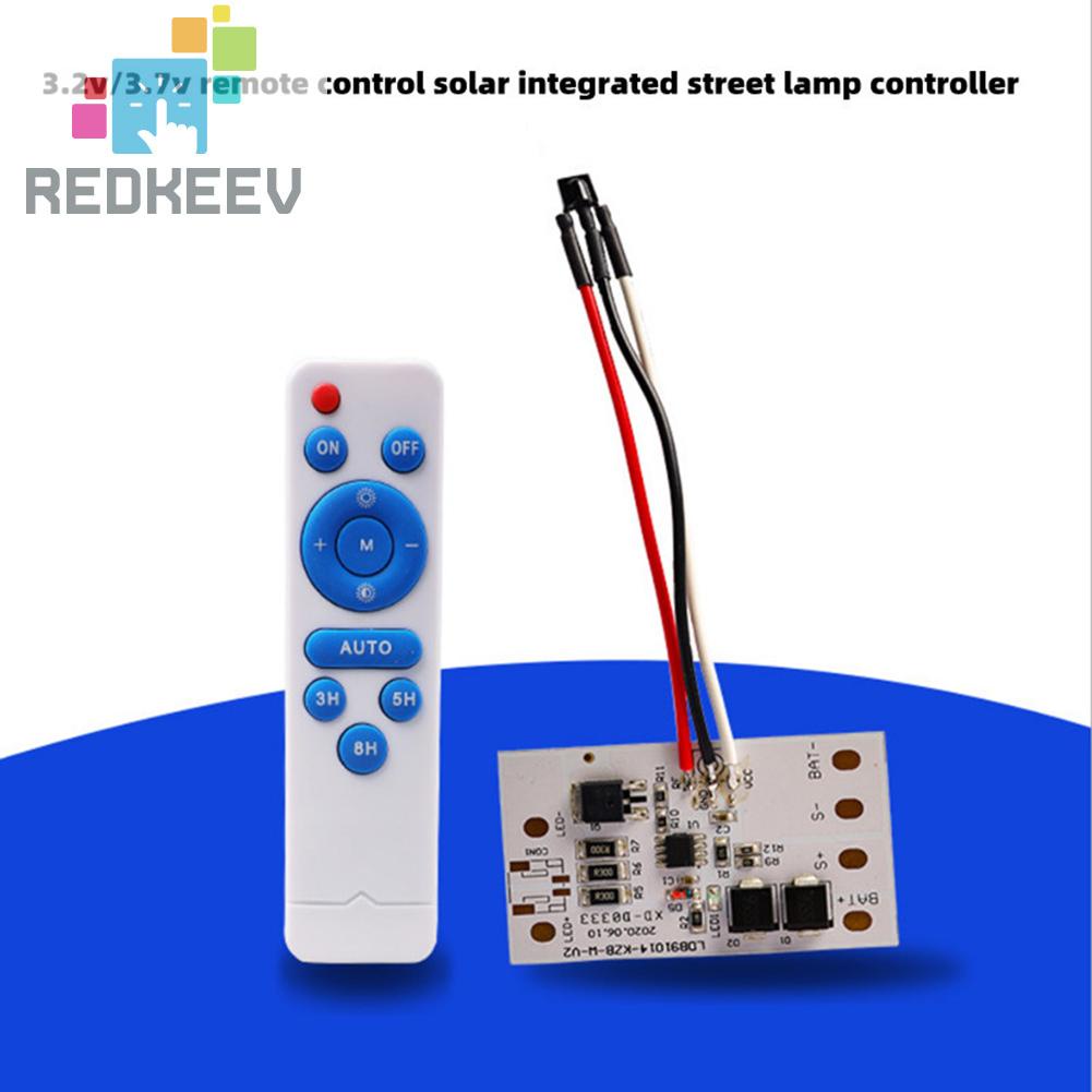 Bảng mạch đèn LED năng lượng mặt trời 3.2V 3.7V kèm điều khiển từ xa tiện lợi