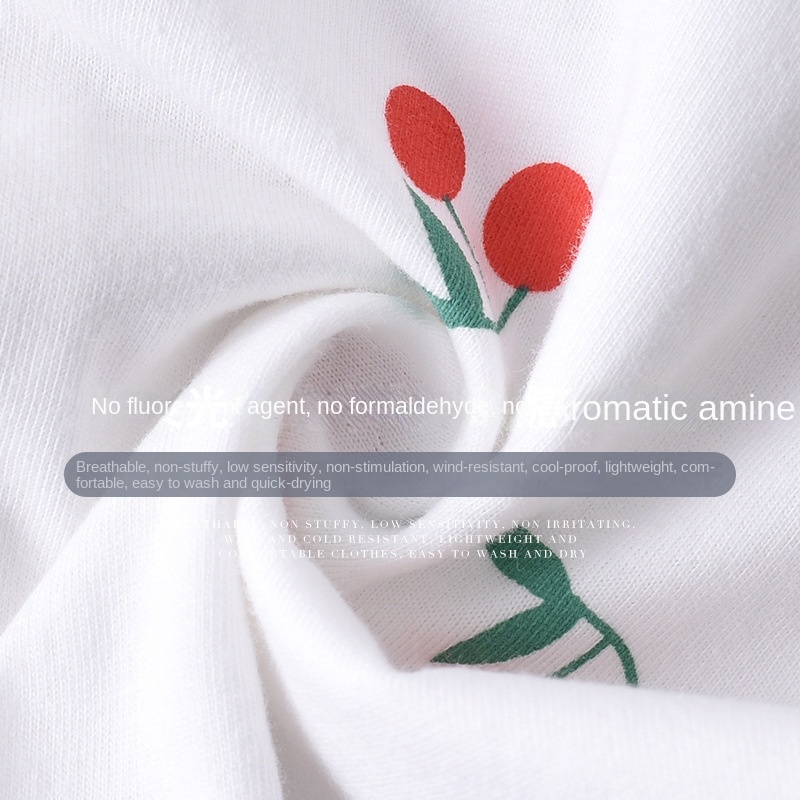 Bộ Áo Liền Quần Cotton Cổ Búp Bê Hoạt Hình Dễ Thương Cho Bé Trai Gái 0-24 Tháng Tuổi
