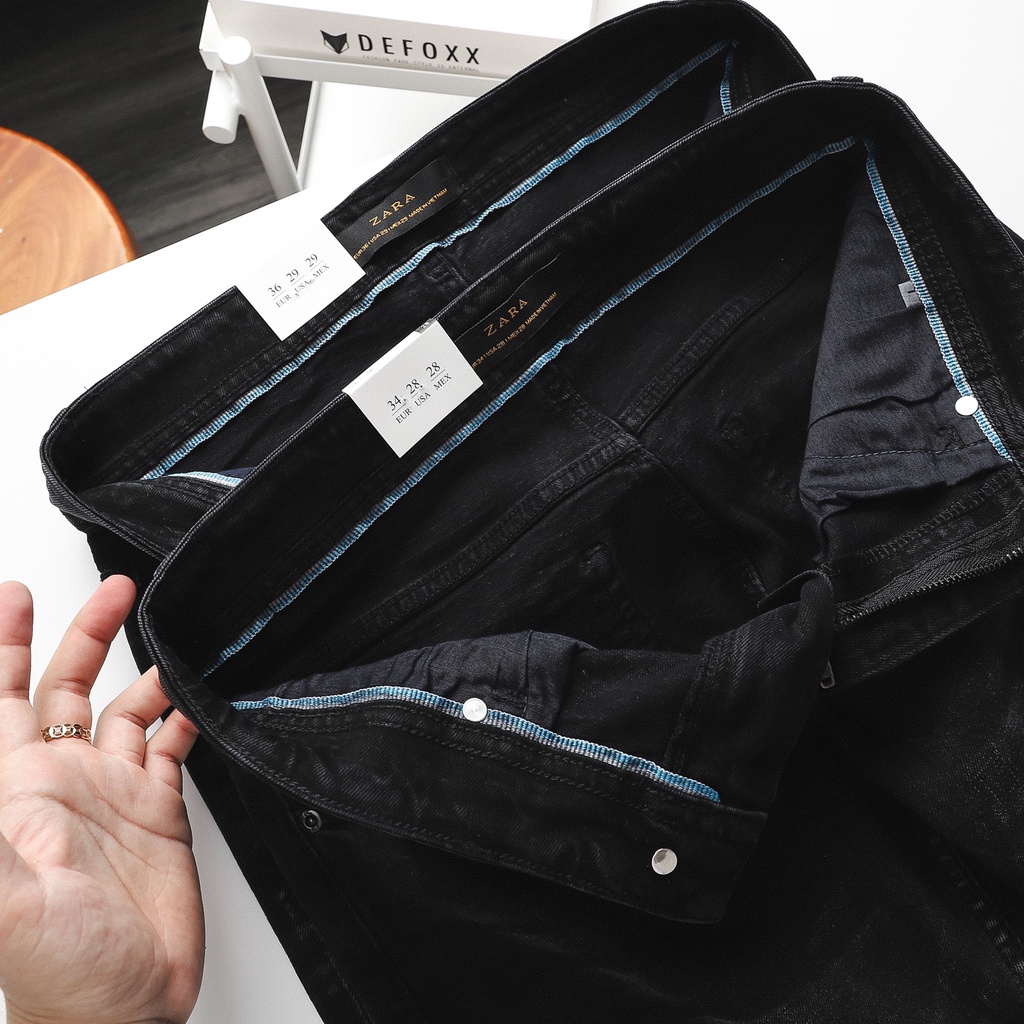 Quần Jean nam ZR xám đen(Form Slimfit,chất vải co dãn,ống quần 15-18cm,hàng VNXK) 2108 | BigBuy360 - bigbuy360.vn
