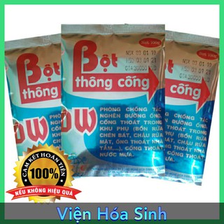 [CHÍNH HÃNG] (50gói) Bột thông tắc ngẽn Cống, Đường ống, Bồn cầu, thông xong là hết tắc ngẽn