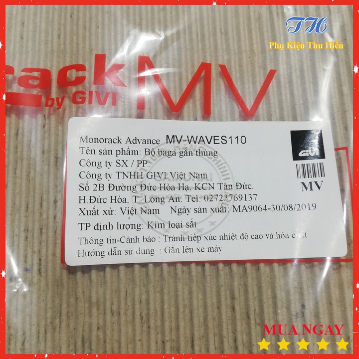 Baga Sau Givi Cho Xe Wave S110