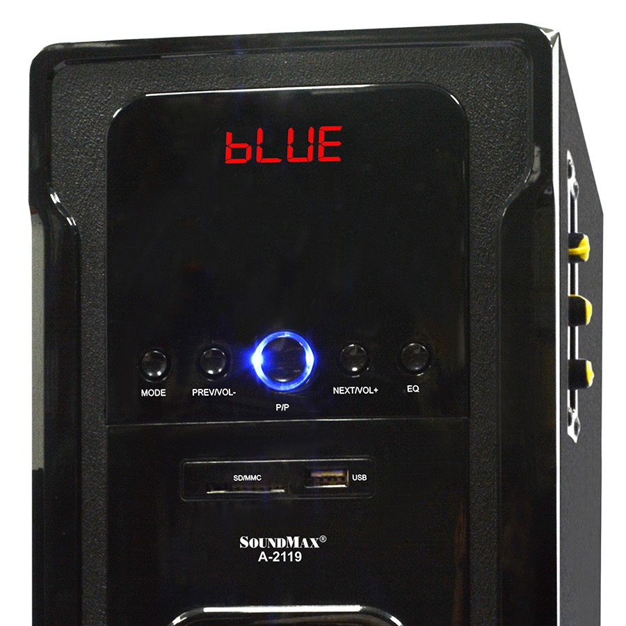 Loa Vi Tính Soundmax A-2119/2.1 Tích Hợp Bluetooth 4.0 (60W) - Hàng Chính Hãng - Bảo hành 12 tháng