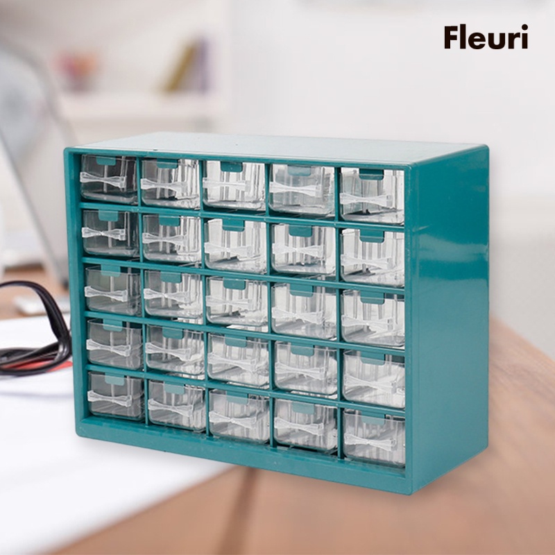 Hộp Đựng Ốc Vít 25 Ngăn Kéo Tủ Tiện Dụng Cho Gia Đình