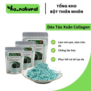 Dẻo tảo xoắn Collagen 🔥 LOẠI TỐT 🔥 bột đắp mặt dẻo tảo xoắn Natural giúp tái tạo các tế bào,tăng cường dưỡng chất cho da