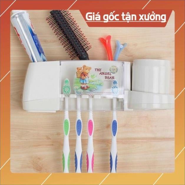 Dụng cụ đựng bàn chải đánh răng kèm cốc