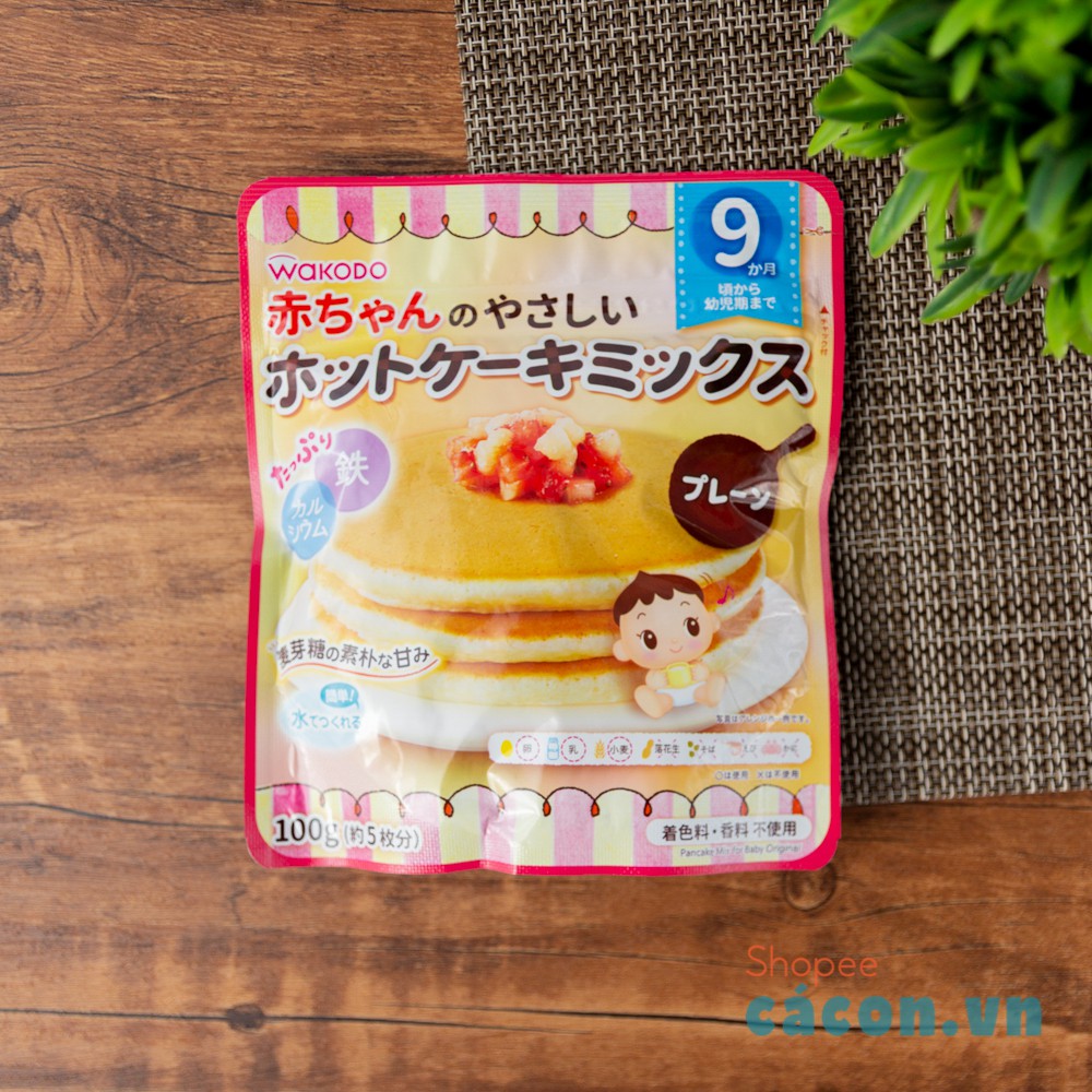 Bột Làm Bánh Pancake WAKODO - Đủ vị cho bé yêu ăn dặm