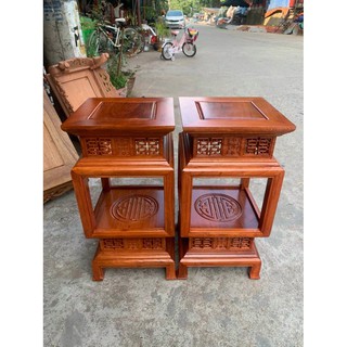 Đôn đèn gỗ hương đá