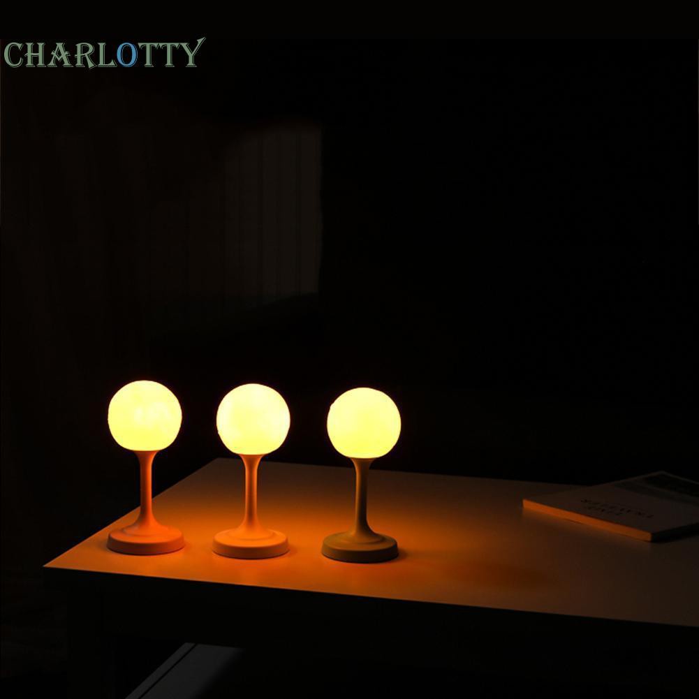 ❤HAPPY❤CHALED Moon Lamp USB Charging Colorful Atmosphere Night Light Reading Lamp