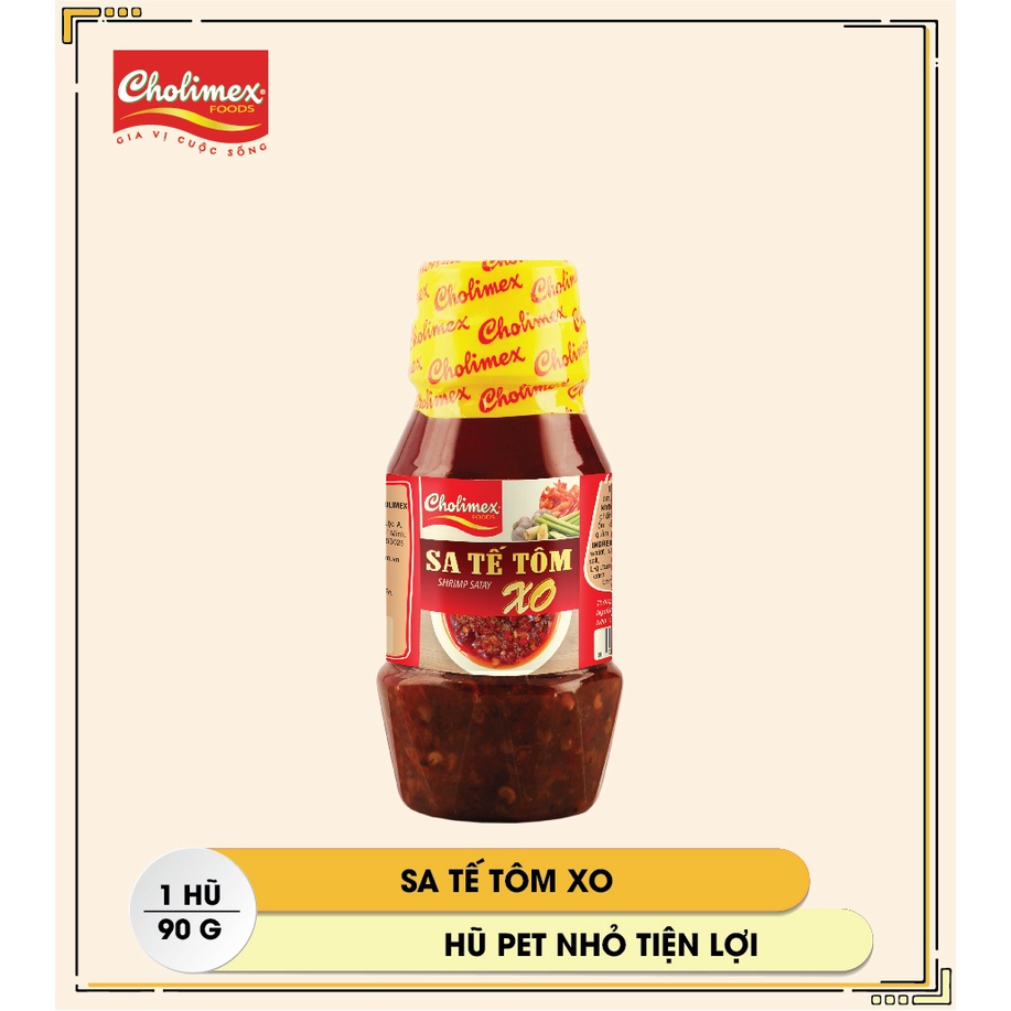 Sa tế tôm cholimex XO hũ 100g ướp nướng, xào...thơm ngon và lên màu đẹp