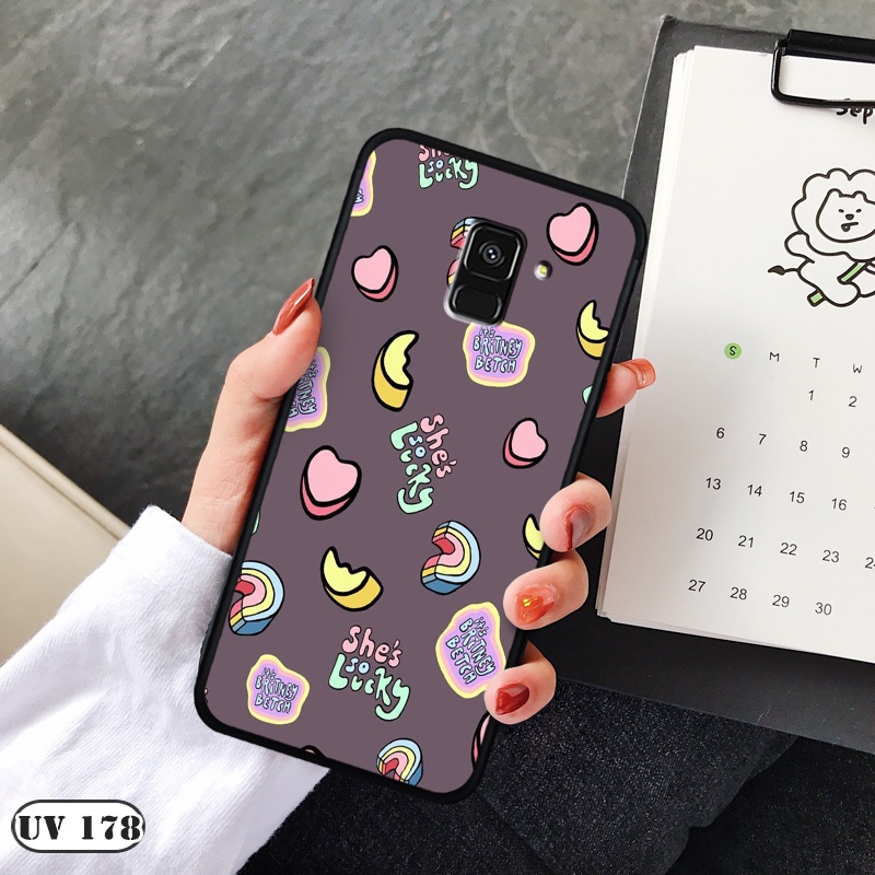 Ốp nhám viền dẻo cho điện thoại Samsung Galaxy A8 2018/ A5 2018