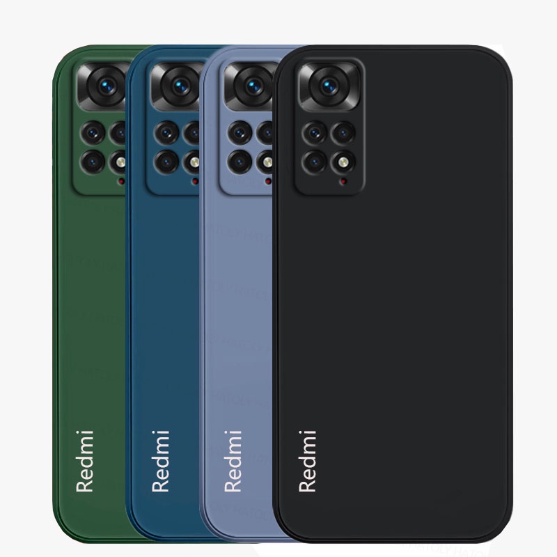 Ốp Điện Thoại Silicon Dẻo Chính Hãng Chống Sốc Cho Xiaomi Redmi Note 11 10 9 Pro + Max 11s 10S 11T Redmi 9 10 Prime