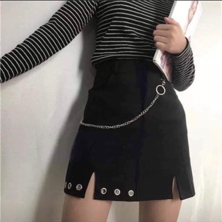 Chân váy đục lỗ siêu ngầu kèm ảnh thật