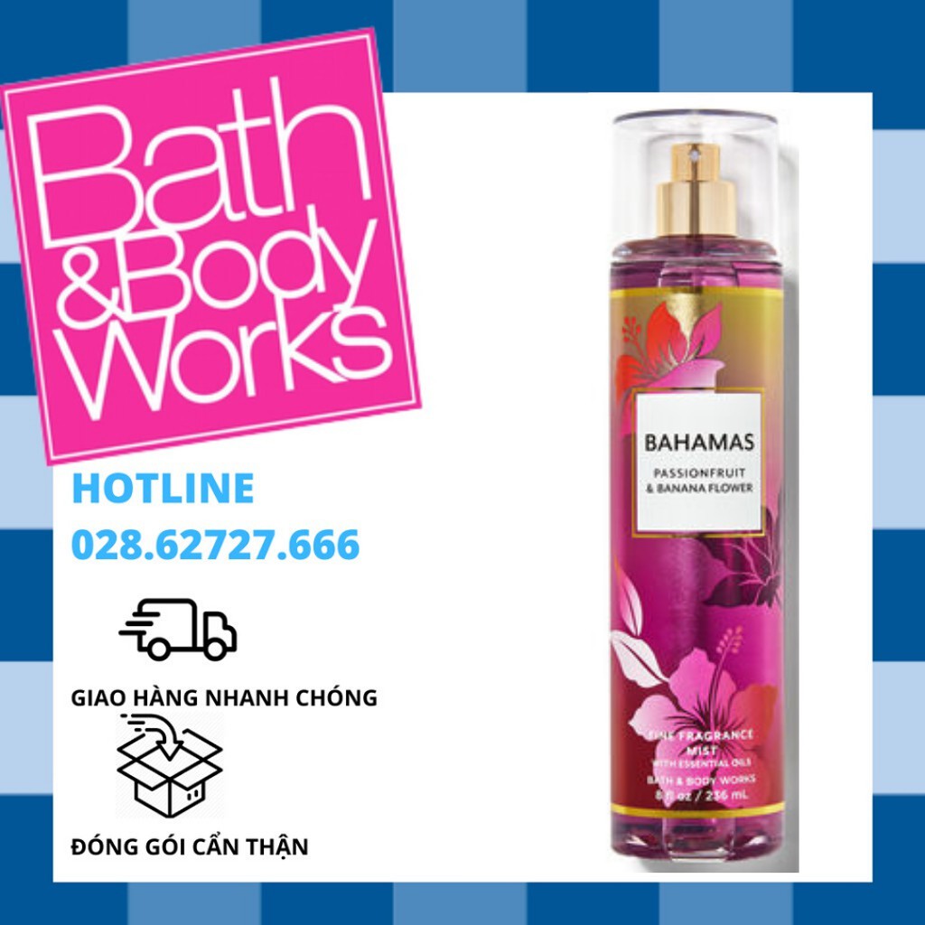 Xịt Thơm Toàn Thân Bath And Body Works - Bahamas Passionfruit And Banana Flower