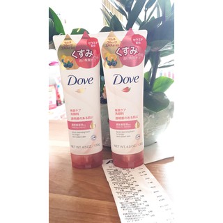SỮA RỬA MẶT DƯỠNG DA  DOVE 130G MÀU HỒNG NHẠT (hàng nội địa nhật)