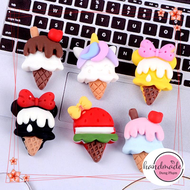 Mô hình - Stick trang trí Handmade kẹp tóc , cột tóc PL 25
