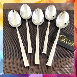 Combo 5 muỗng ăn cơm anh john lewis & partners inox 304 nguyên chất cao cấp​