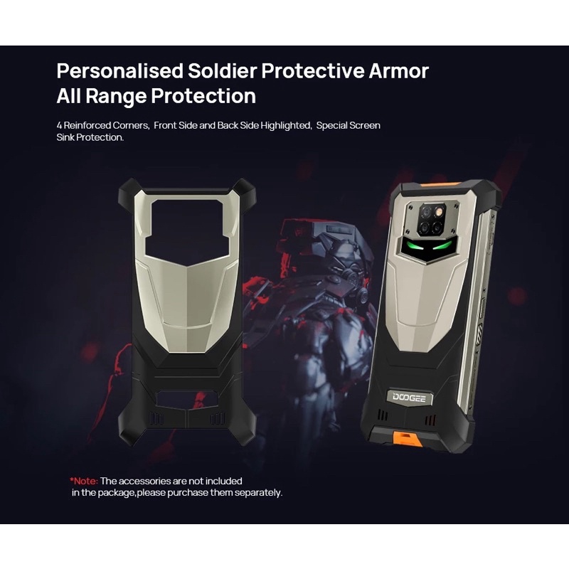 Điện thoại Doogee S88 Plus tặng ốp lưng