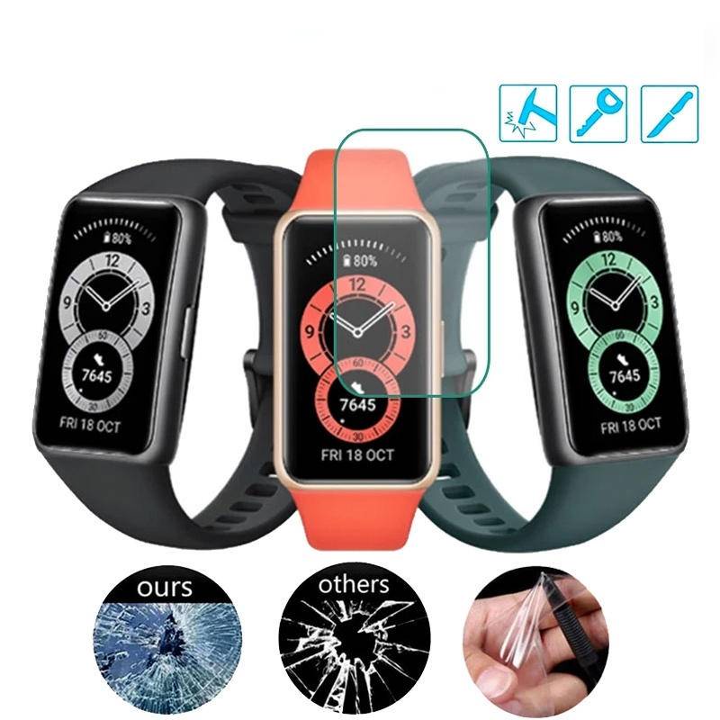 Miếng Dán Trong Suốt Bảo Vệ Màn Hình Đồng Hồ Thông Minh Huawei band 6 5 4 3 Pro watch D Cho Huawei Honor band 6 5 4