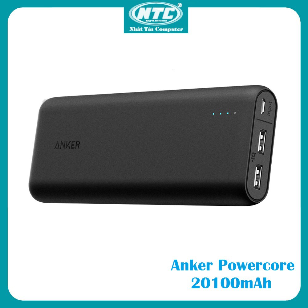 [Mã ELMS5 giảm 7% đơn 300K] Pin sạc dự phòng Anker PowerCore 20100mAh - A1271 (Đen) - Hàng chính hãng