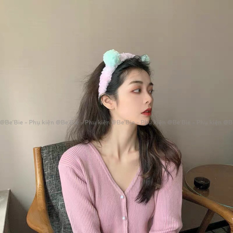 ài tóc gấu lông màu hologram siêu lạ BeBie BP301
