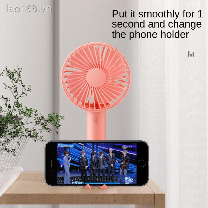 recommended by the store manager▥Mini net celebrity USB ultra-quiet small fan can be charged and portable Long-lasting battery life of the student dormitory fan