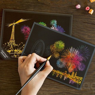Tranh Cạo Nhiều Màu Sắc Độc Đáo