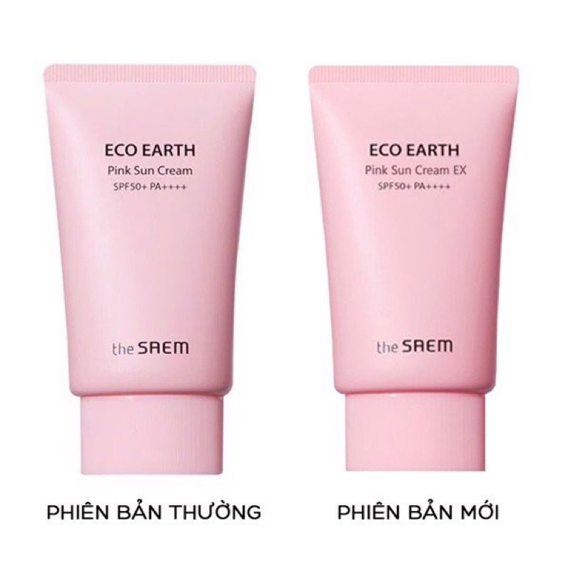 Kem chống nắng Eco Earth Pink Sun Cream 50g