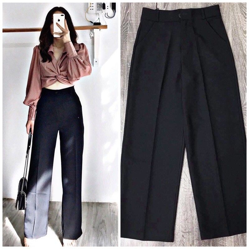 Quần Bigsize Ống Suông Cạp Cao Dành Cho Người Từ 55kg-95kg | BigBuy360 - bigbuy360.vn