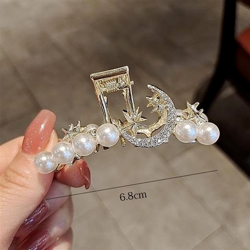Kẹp gắp tóc đính ngọc trai nhân tạo thời trang