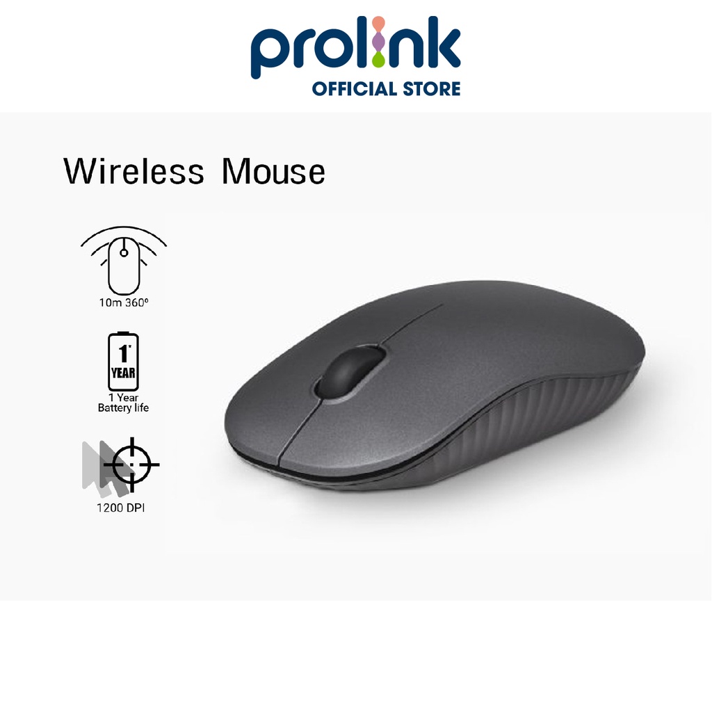 [Mã BMBAU50 giảm 7% đơn 99K] Chuột Máy Tính Không Dây Cao Cấp Giá Rẻ Wireless PROLiNK PMW5009 - Bảo Hành 12 Tháng