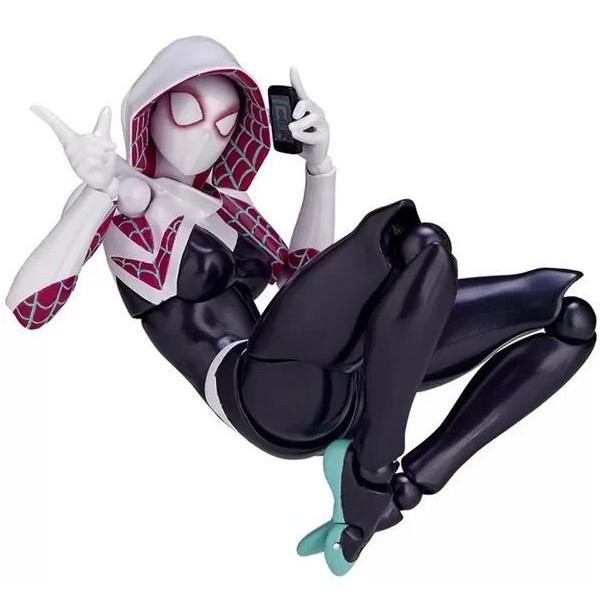 MÔ HÌNH GHOST SPIDER GWEN STACY CỬ ĐỘNG KHỚP 17CM Chopper Gaming Gear