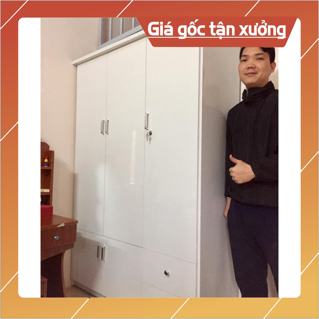 [Chỉ ship HN] tủ quần áo nhựa đài Loan cao cấp Kích thước 185*125cm Freeship