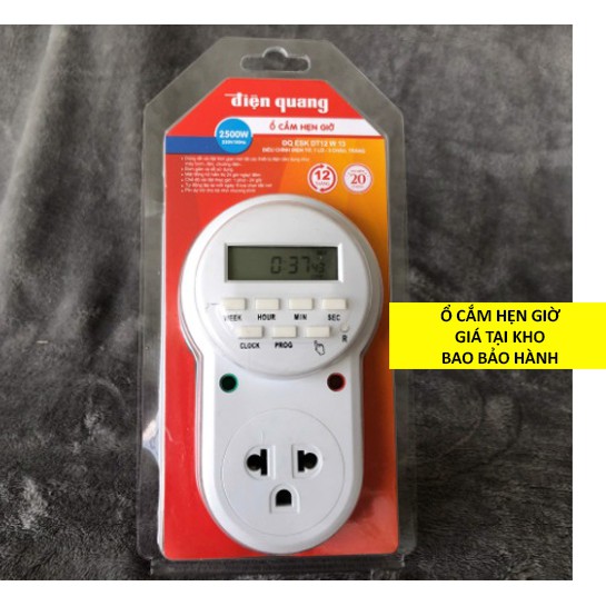Ổ cắm hẹn giờ ĐQ ESK - 3 MẪU LỰA CHỌN