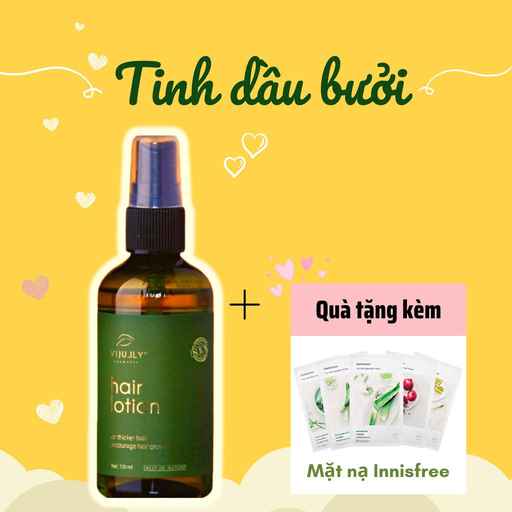 Tinh Dầu Bưởi - Xịt Bưởi ViJully Chính Hãng - Dưỡng Tóc Dài Nhanh - KANT