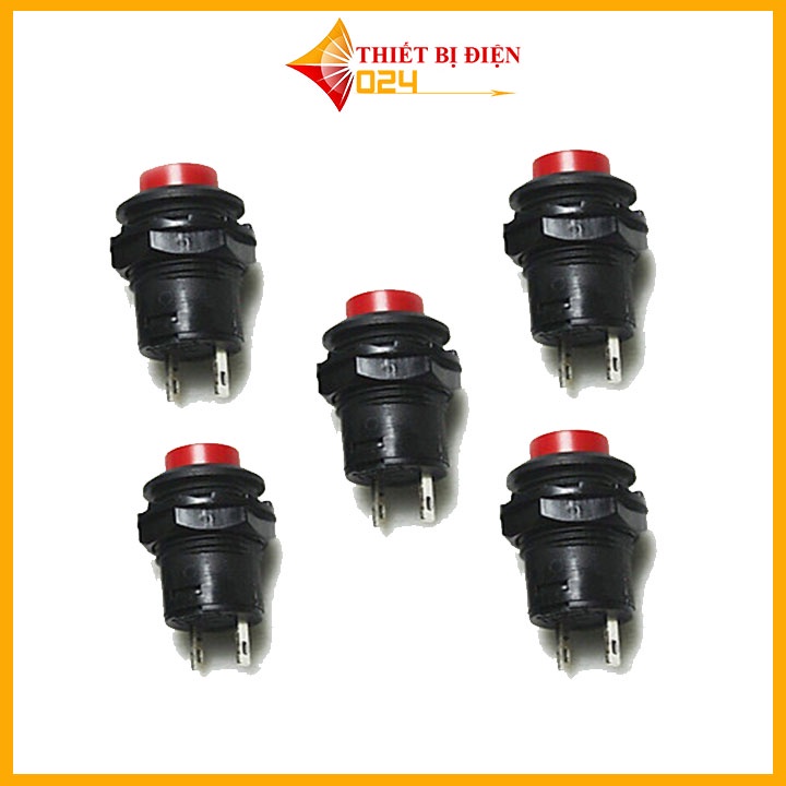 Nút nhấn đề vỏ nhựa, không giữ trạng thái ( nhấn nhả )