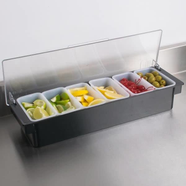 Khay đựng bảo quản topping , hoa quả