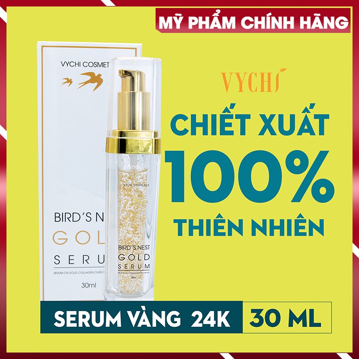 [XẢ KHO_FREESHIP] Serum dưỡng da tinh chất vàng GOLD BIRD'S NEST SERUM - Serum vàng 24k by Vychi