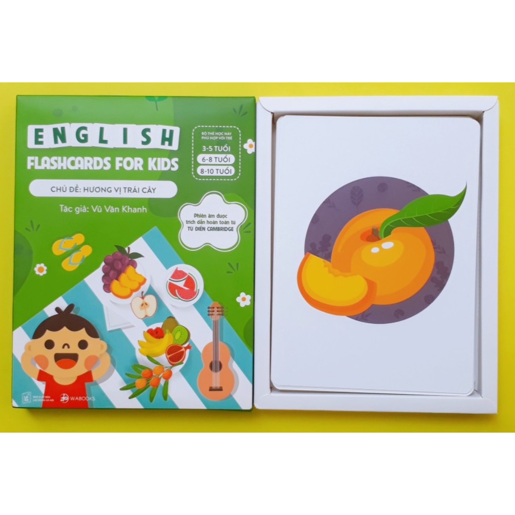 Bộ Thẻ Học Tiếng Anh chủ đề Trái Cây - Flashcard