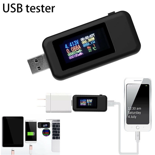10 in 1 LCD Digital USB Tester Current Voltage Charger Voltmeter Power Detector