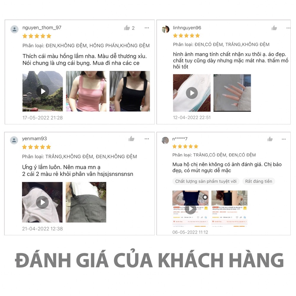 Áo 2 dây bản to, áo croptop có mút ngực chất cotton bozip ôm body - CT1