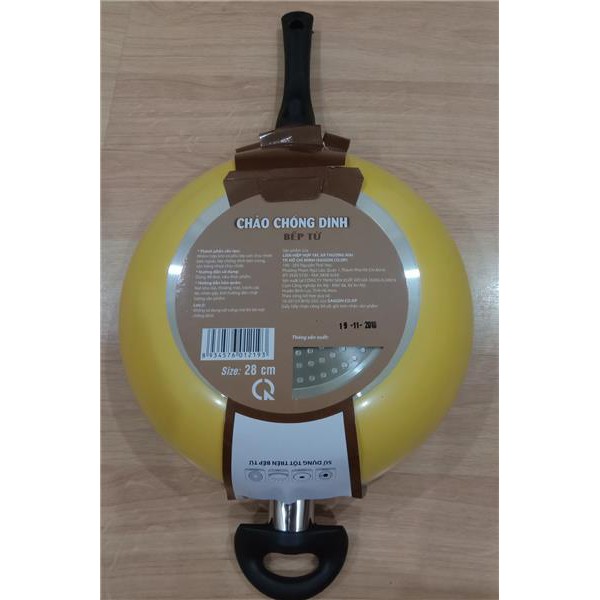 Chảo Elmich sâu lòng bếp từ chống dính 2 quai mẹ con  28 cm